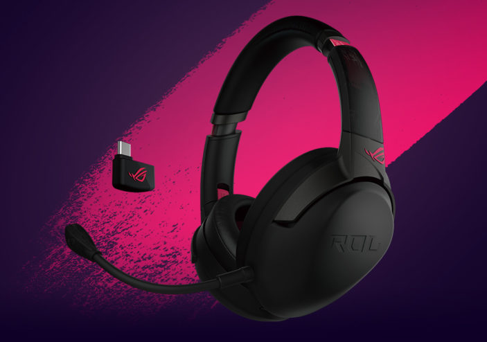 ASUS ROG Strix Go 2.4 Wireless Gaming Headset with USB-C 2.4 GHz Adapter