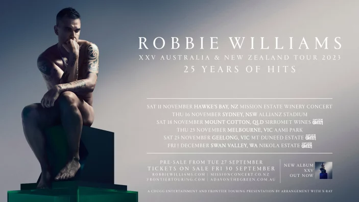 robbie williams tour australia 2023