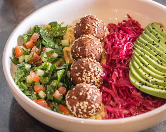 Above Par Falafel Bowl