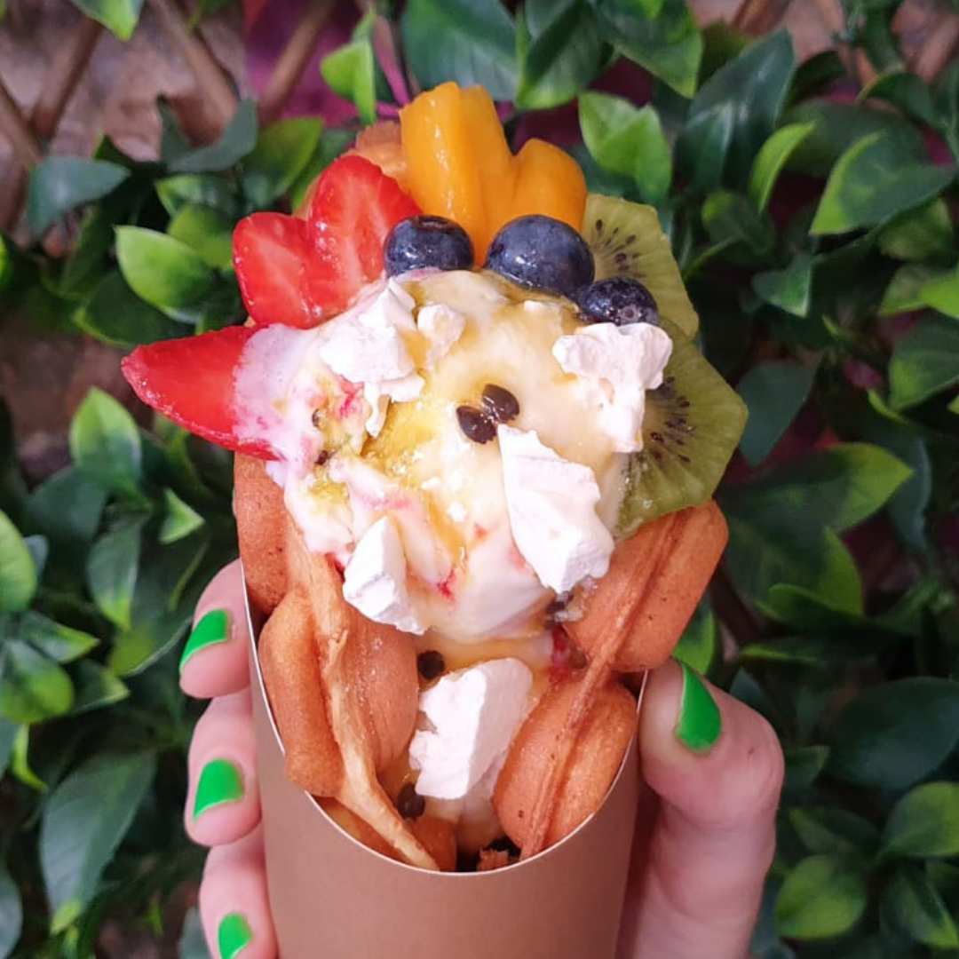 Inside Little Shop of Waffles, Sydney’s only bubble waffle café The