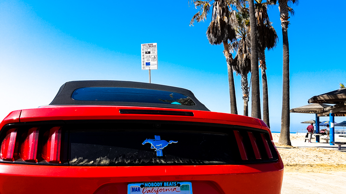 From the desert, to the beach.