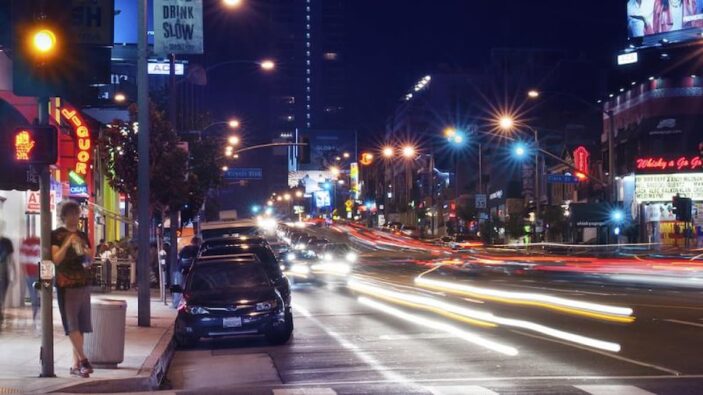 Sunset strip in L.A.