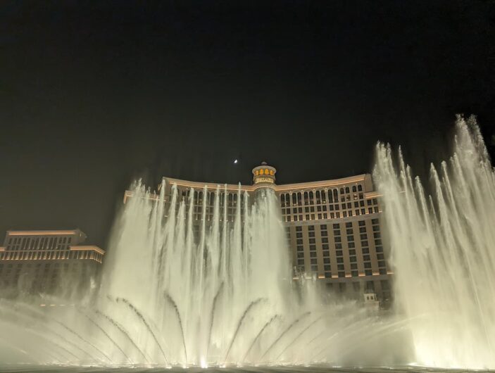 The Bellagio fountain