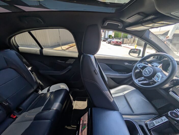 A full shot inside a Waymo