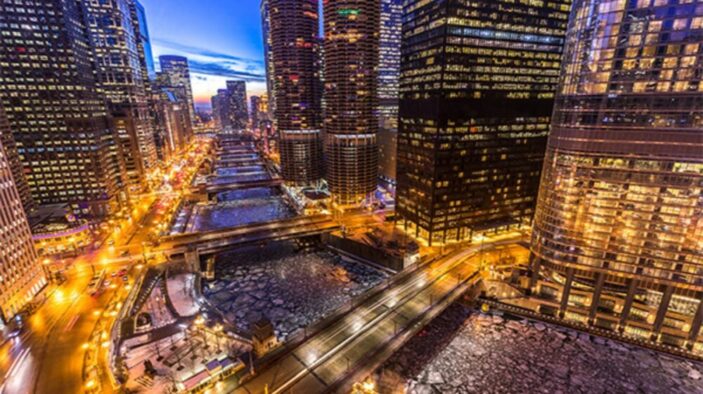 River North area in Chicago