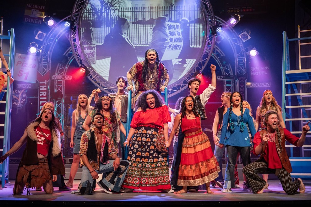 Hair the Musical tells a story of love, war and hippie counterculture through a dated lens