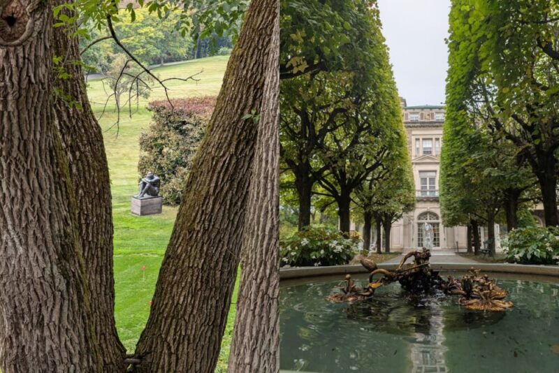 Rockefeller mansion in New York State