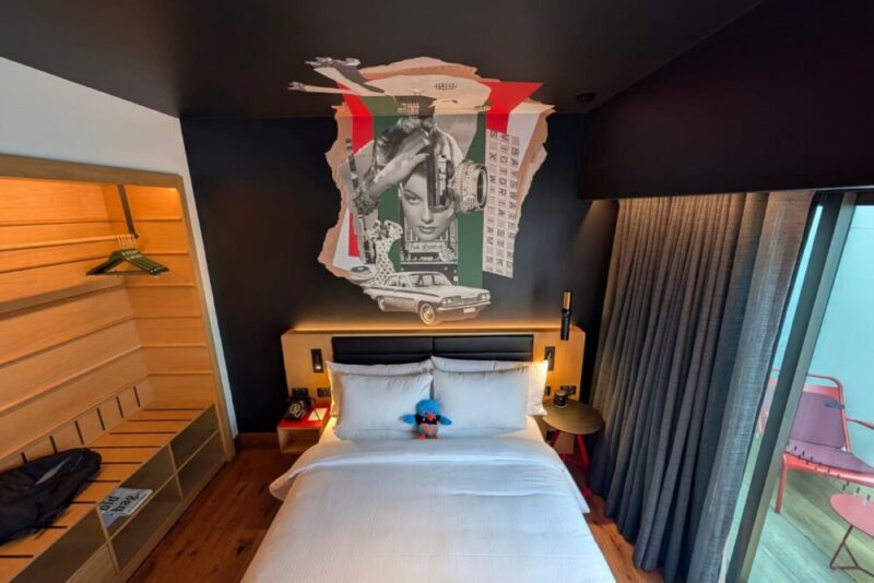The bedrooms at 25 Hours The Olympia Hotel in Paddington