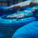 Sheila's gorgeous new Darabuka. Sounds as good as it looks. #2